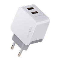 Сетевое зарядное устройство EnergEA Ampcharge (DU34-NTK-MEU) 2 USB 3.4A + кабель micro-USB Сетевое зарядное устройство EnergEA Ampcharge (DU34-NTK-MEU) 2 USB 3.4A + кабель micro-USB